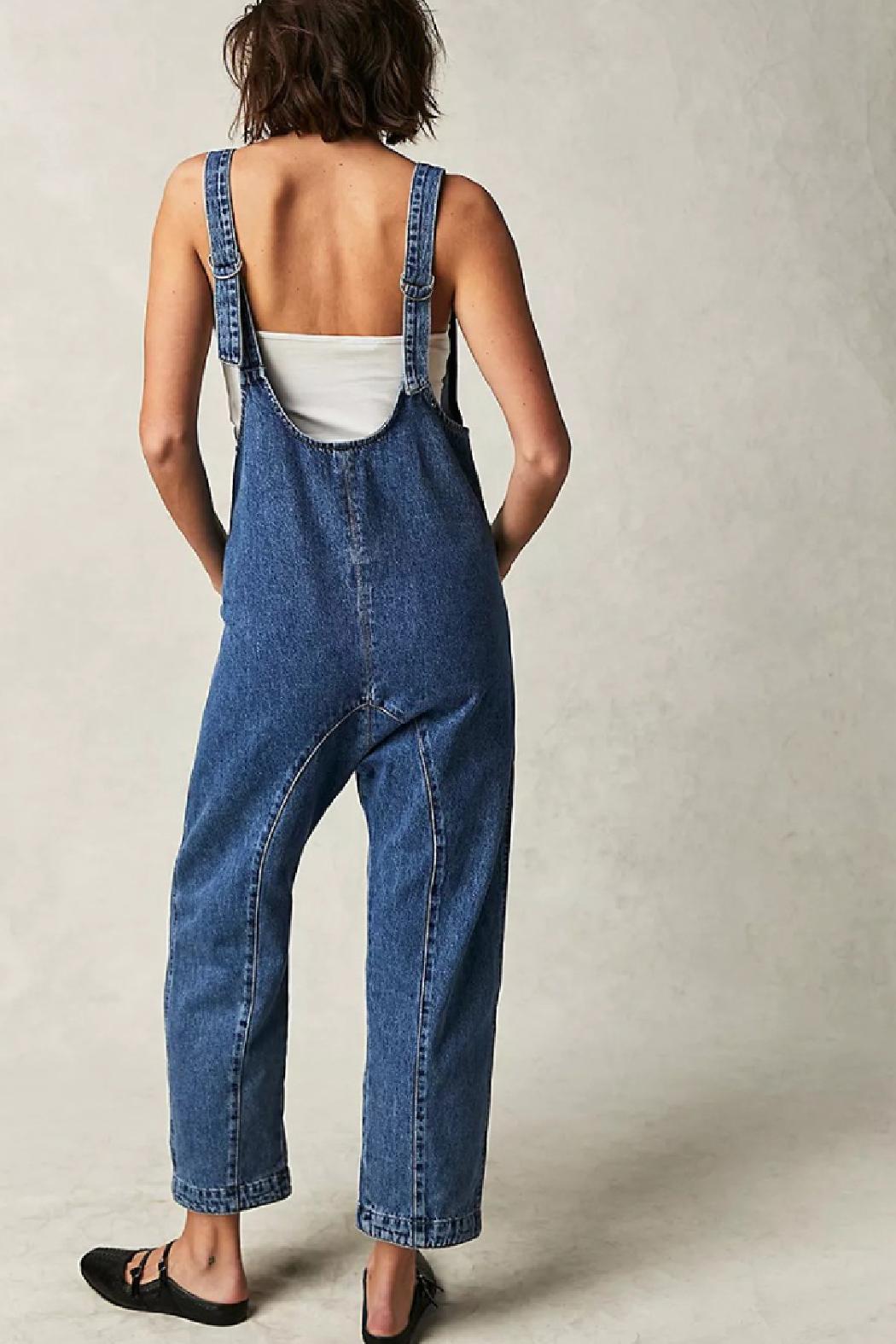 Denim U back Jumpsuit Product Image