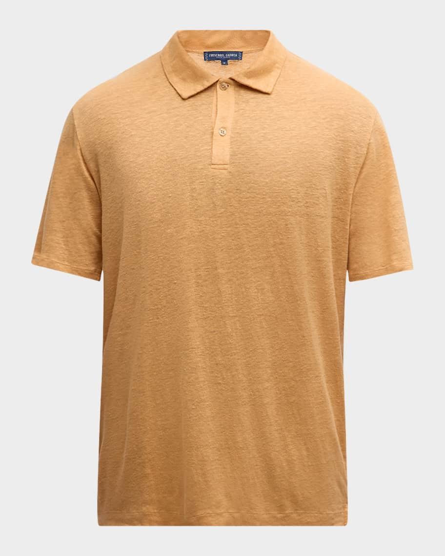 Men's Mello Linen Polo Shirt Product Image