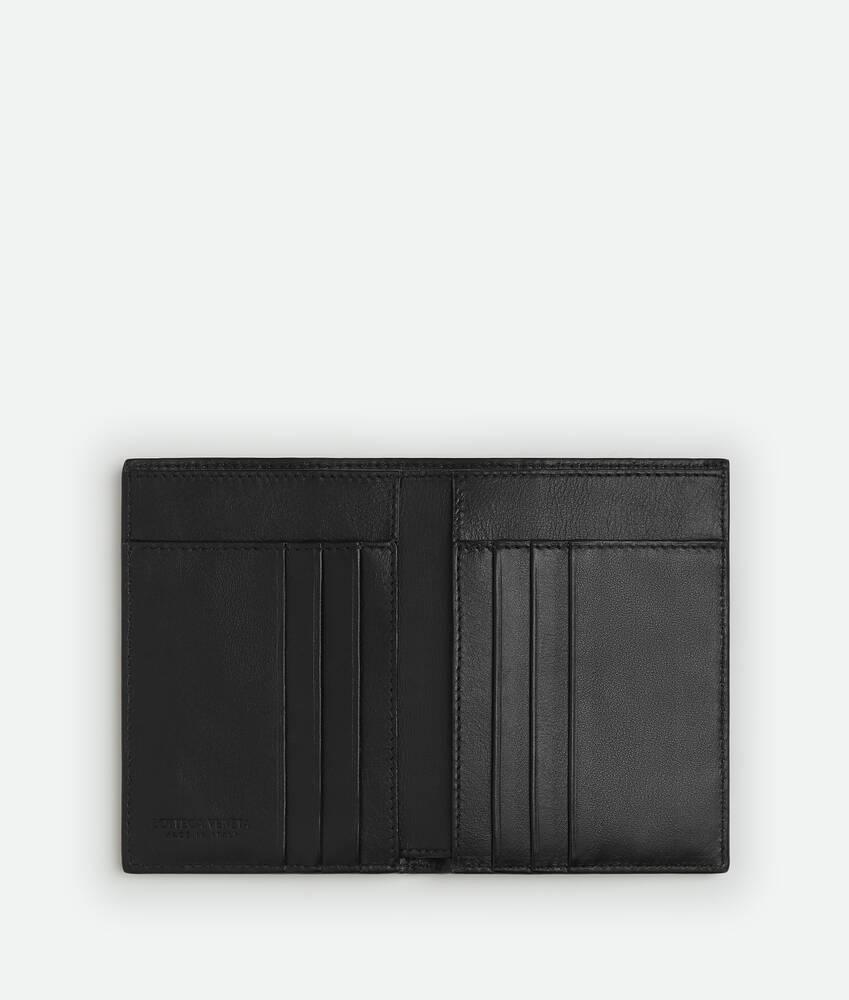 Men's Intrecciato Flap Wallet in Black Product Image