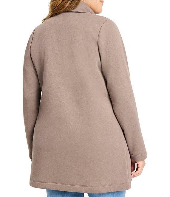 NIC + ZOE Plus Size About Town Notch Lapel Long Sleeve Jacket Product Image