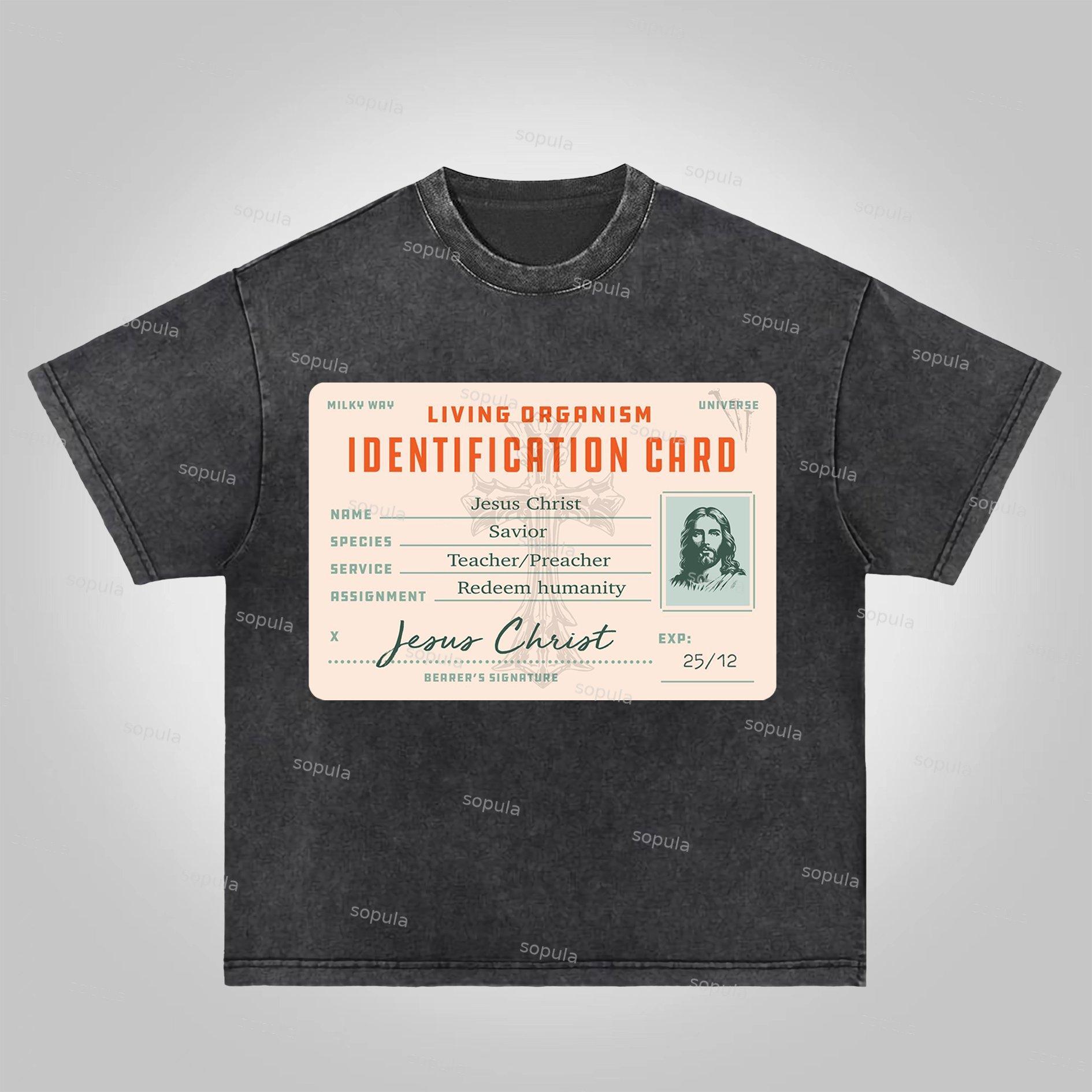 Sopula Don't Keep Jesus To Yourself Graphic Acid Washed T-shirt Product Image