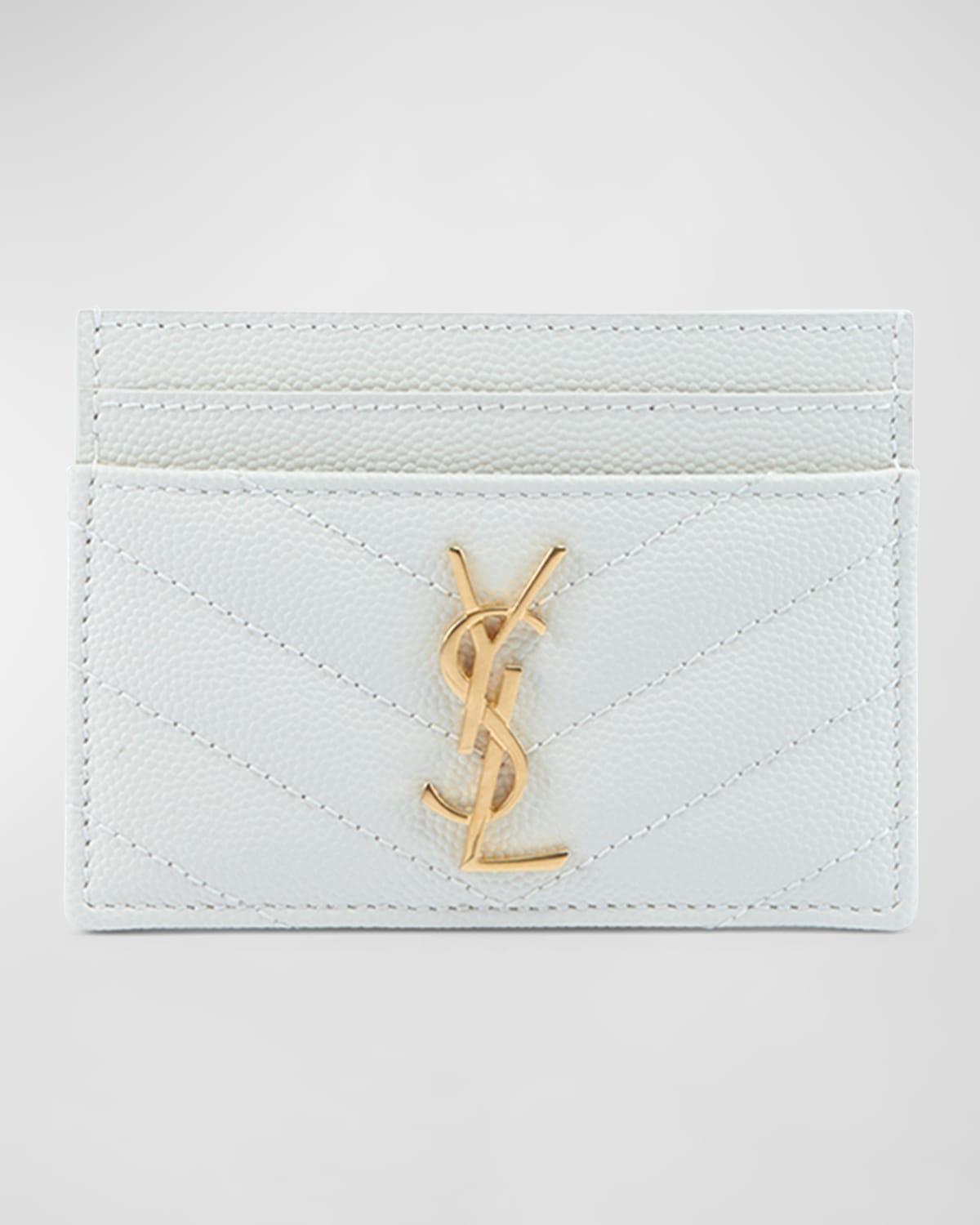 YSL Monogram Card Case in Grained Leather Product Image