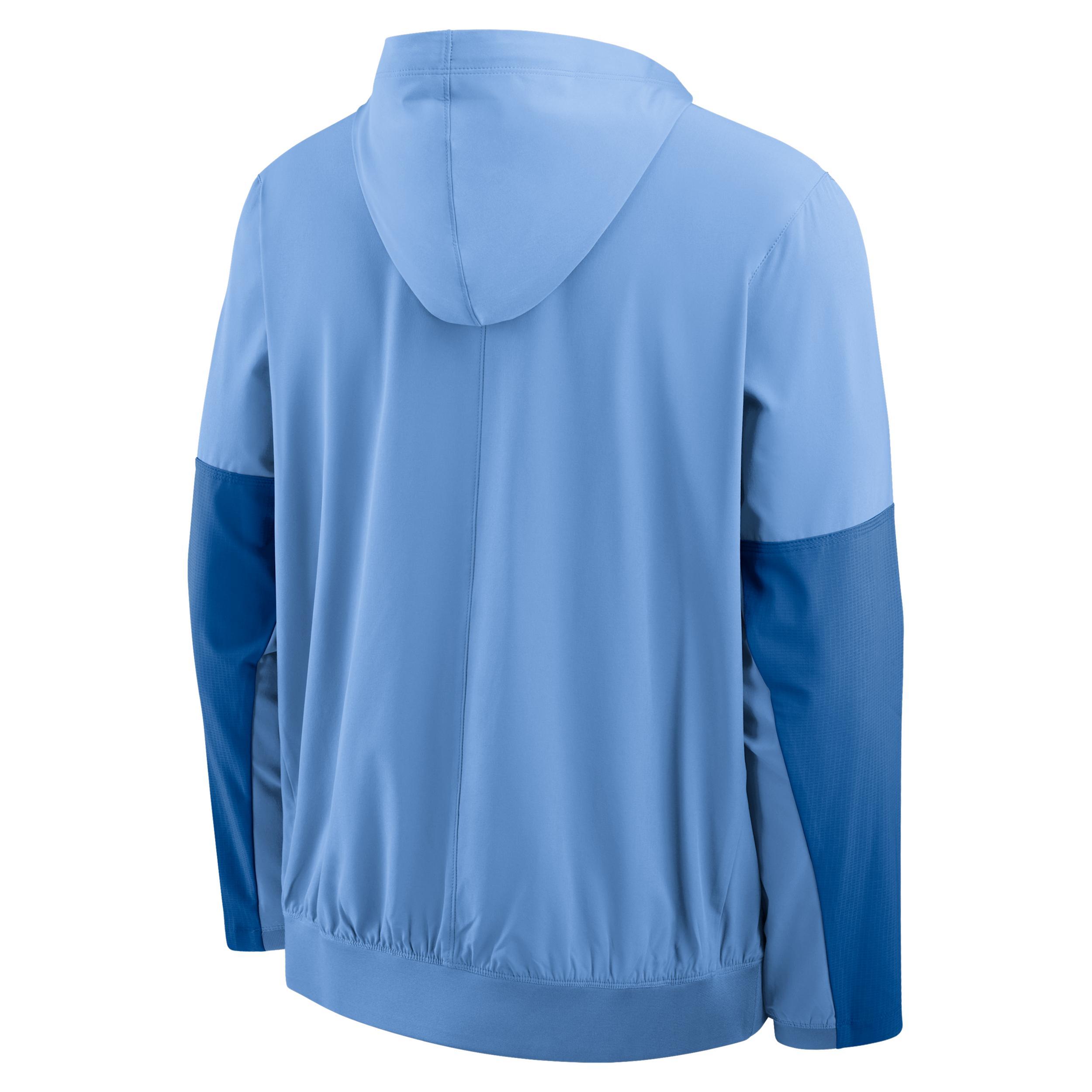 Mens North Carolina Anorak Jordan Brand College 1/2-Zip Hooded Jacket | 0JAT0DWWNCN-PTU Product Image