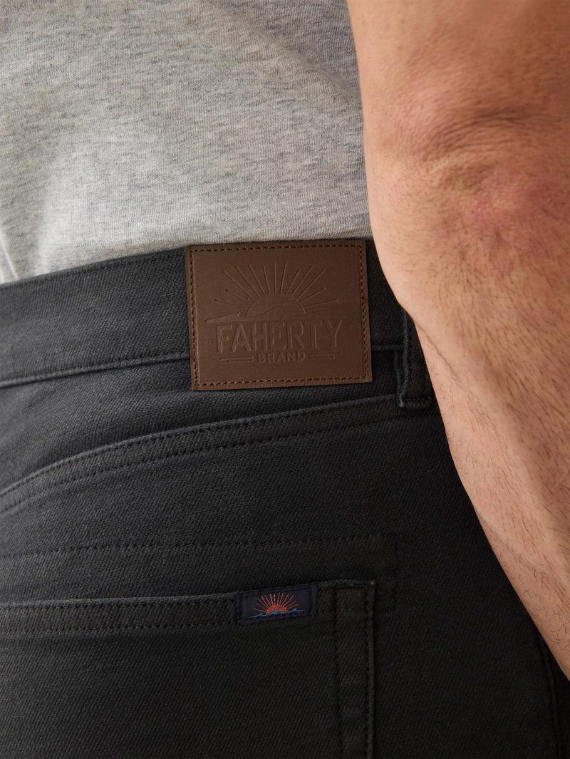 Stretch Terry 5-Pocket Pant - Onyx Black Product Image