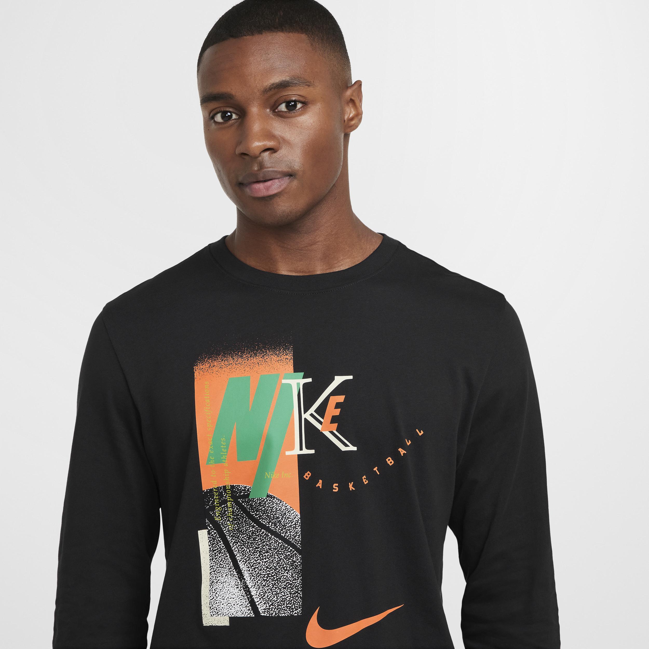 Nike Men's Long-Sleeve Basketball T-Shirt Product Image
