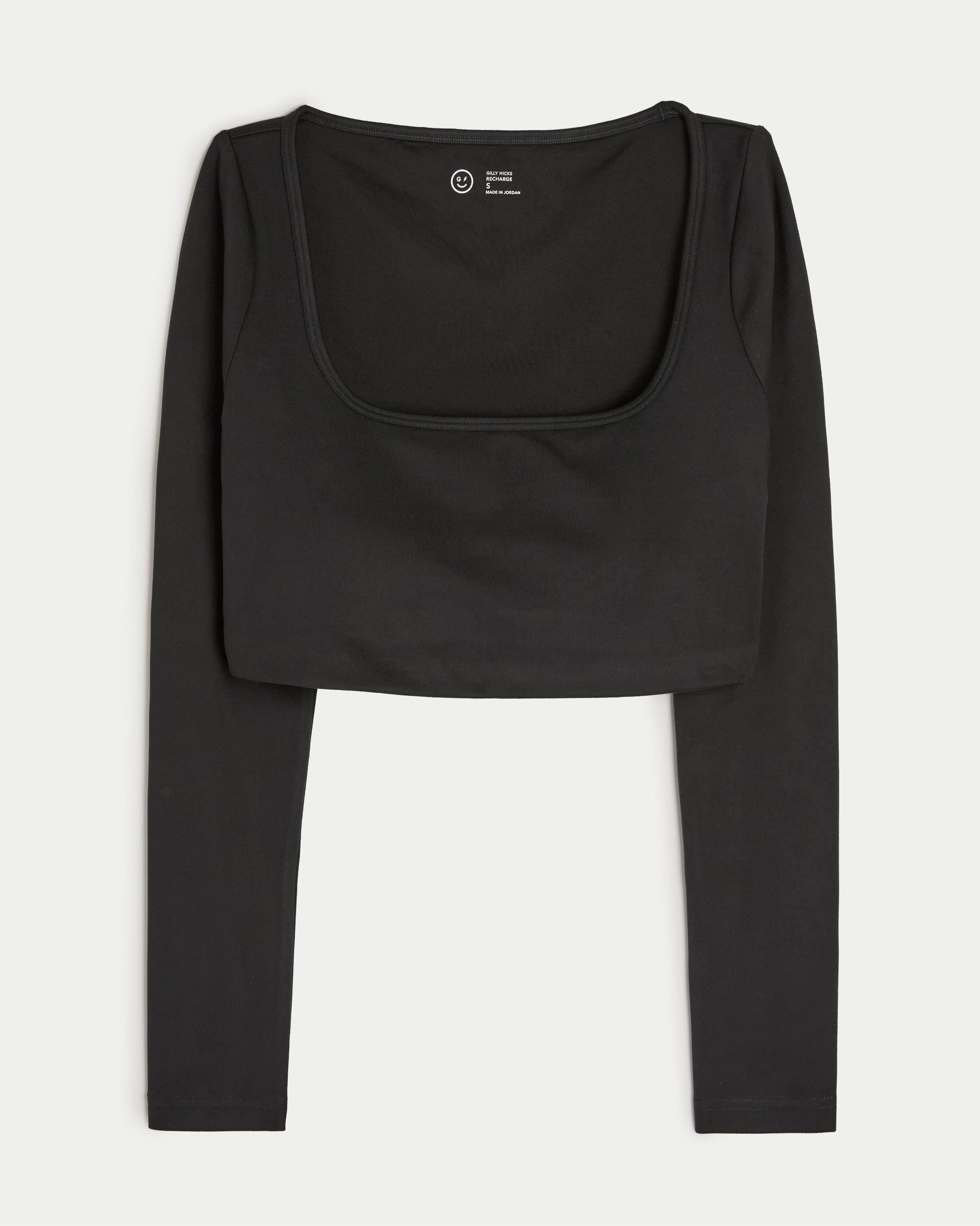 Gilly Hicks Active Recharge Ultra-Crop Long-Sleeve Top Product Image