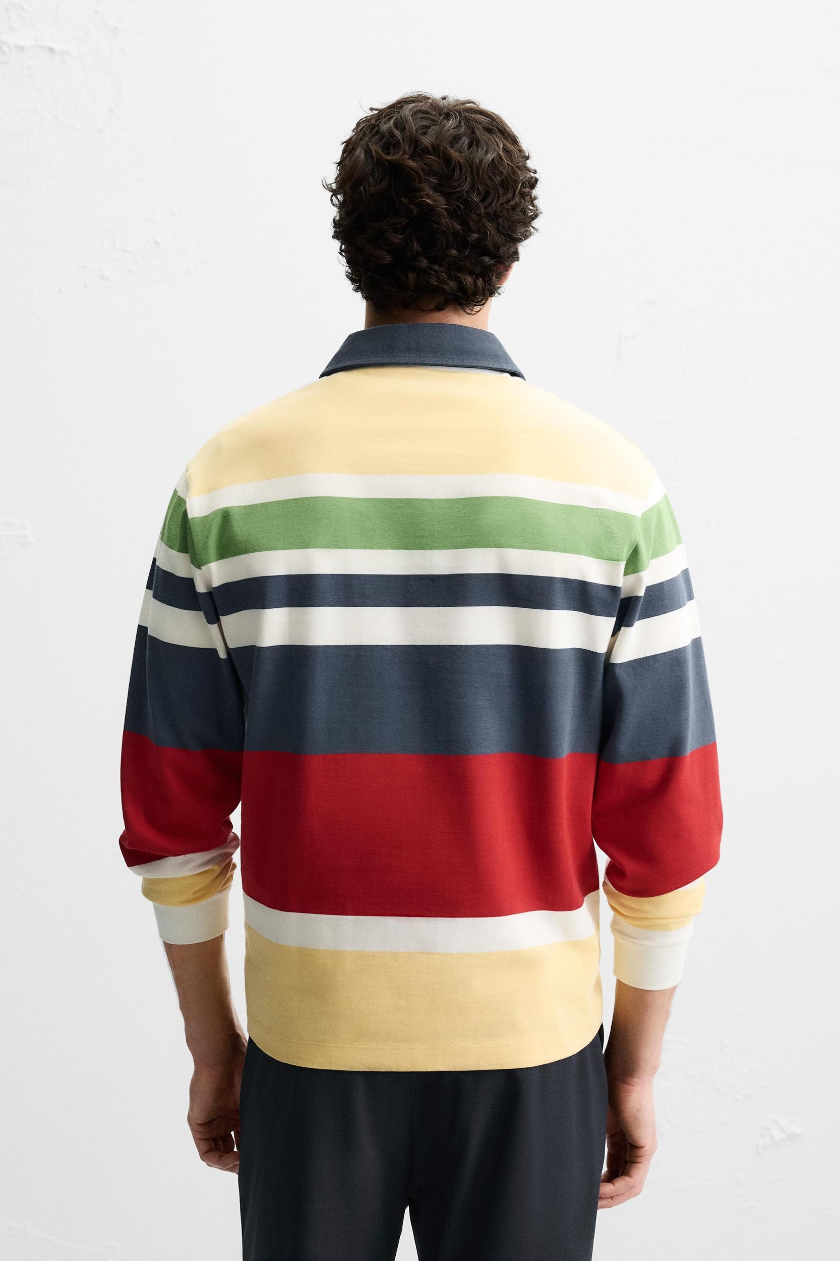 STRIPED POLO SHIRT Product Image