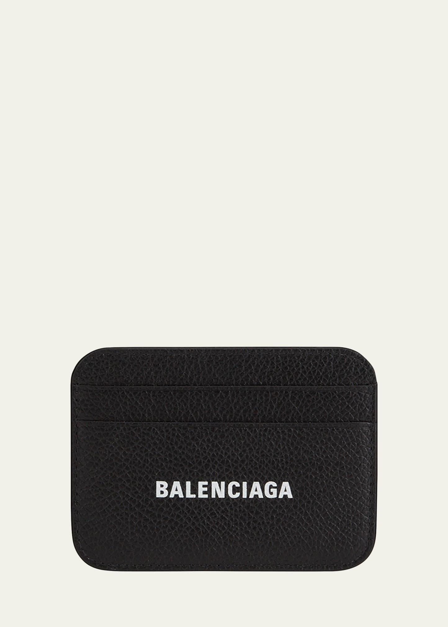 BALENCIAGA Cash Card Holder In Black Product Image