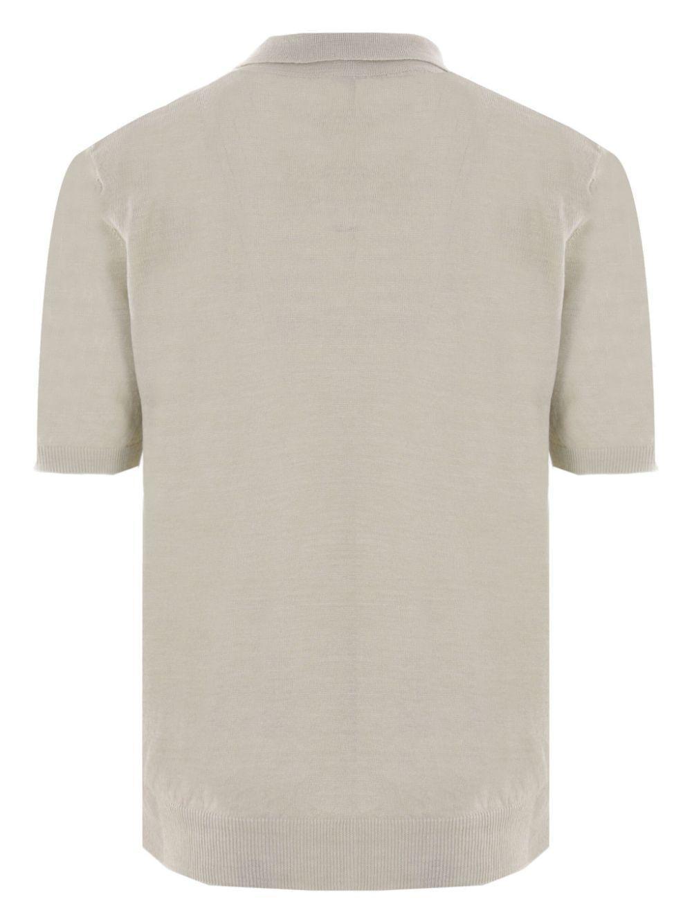 linen polo shirt Product Image