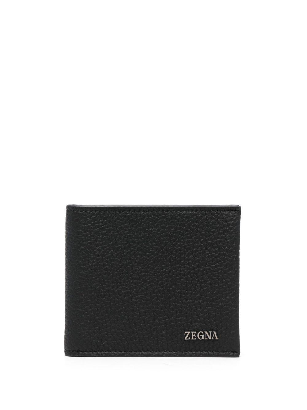 logo-lettering compact wallet Product Image