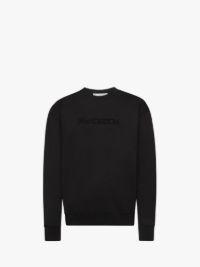 LOGO EMBROIDERY SWEATSHIRT in black | JW Anderson US  Product Image