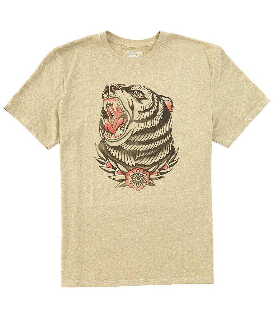 Lucky Brand Tattoo Bear Short Sleeve Graphic T-Shirt Product Image