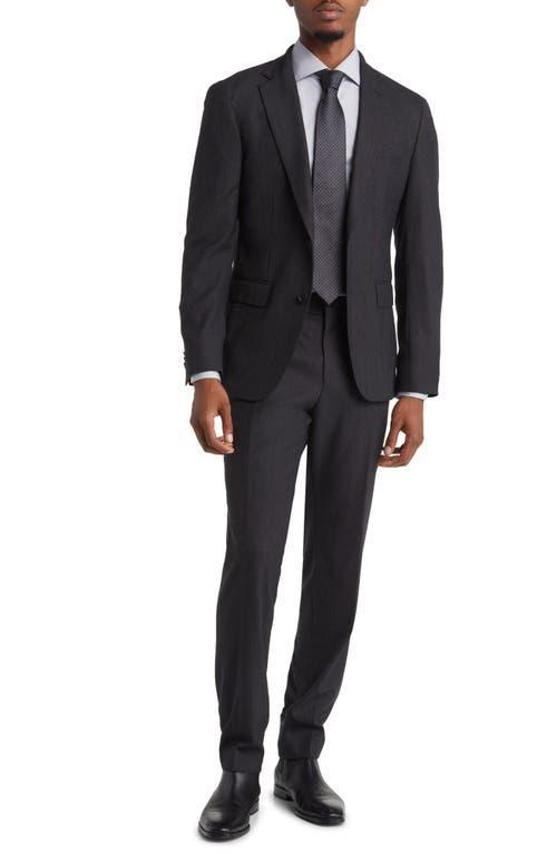 HUGO BOSS Boss By  Men's Wool Blend Slim-fit Suit In Black Product Image