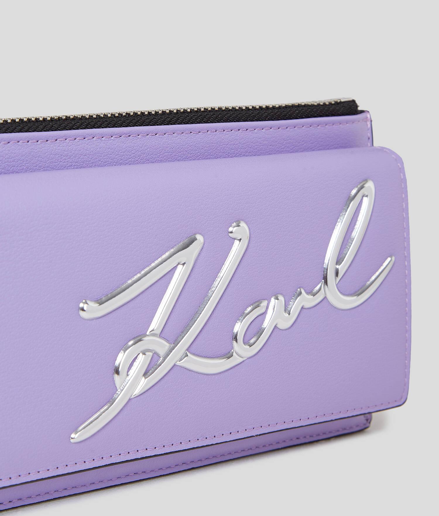 K/SIGNATURE CROSSBODY WALLET Product Image