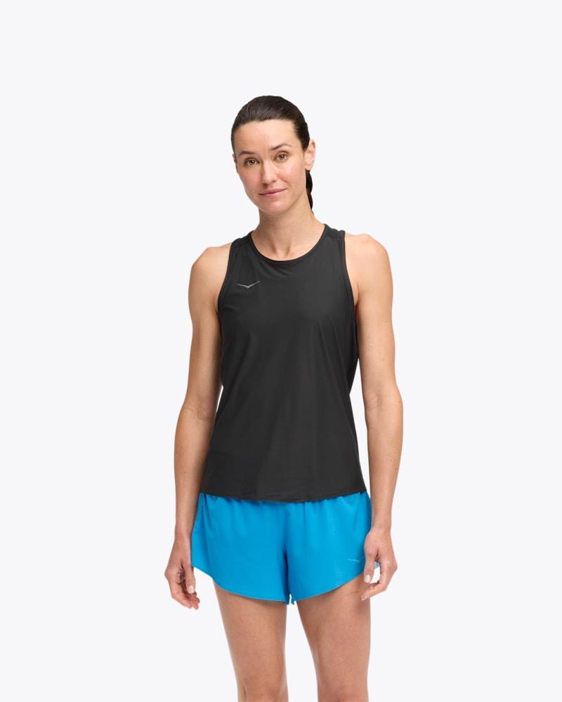 HOKA Womens Airolite Tank 2.0 Top in Pink Blurredium Product Image