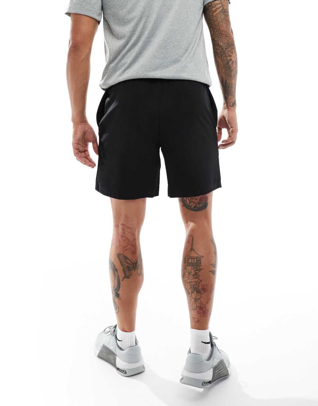 4505 icon 7 inch training shorts with quick dry in black     Product Image