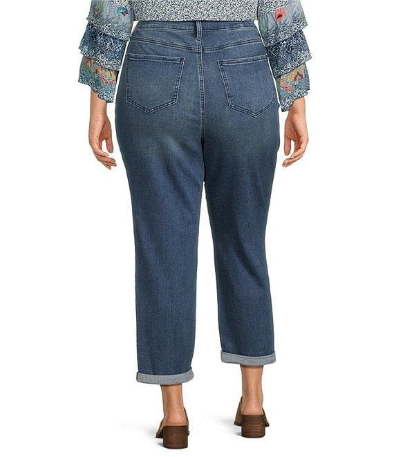 NYDJ Plus Size Margot Rolled Cuff Girlfriend Jeans Product Image