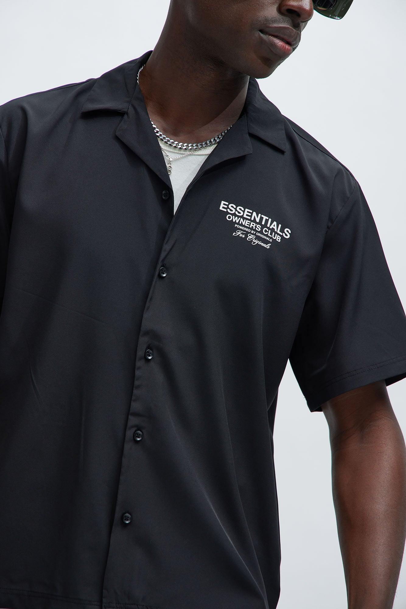 Owners Club Button Up Shirt - Black Product Image