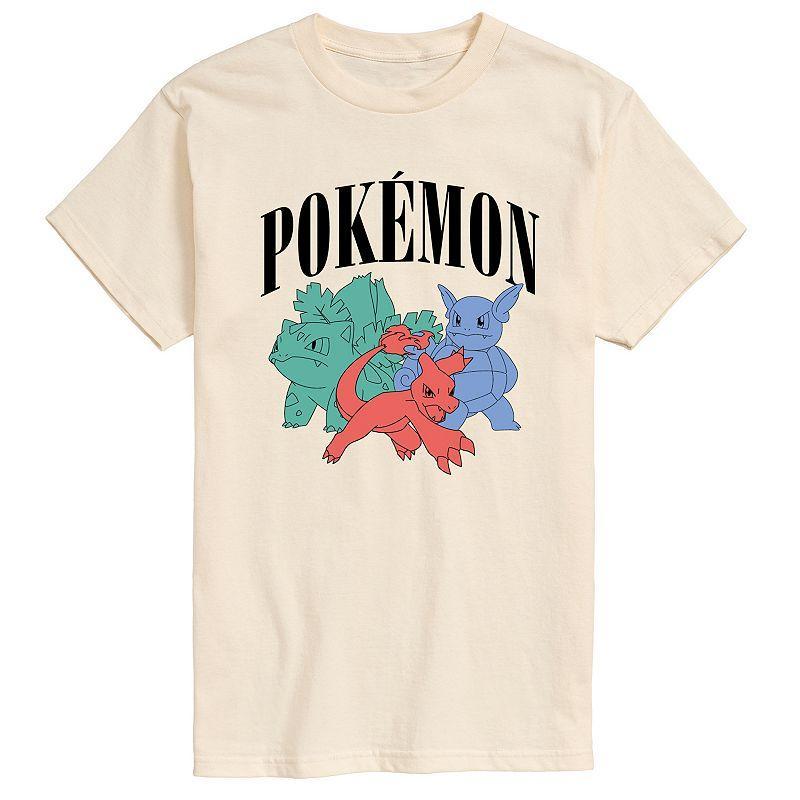 Men's Pokemon Charmeleon Ivysaur Wartortle Graphic Tee,  Product Image