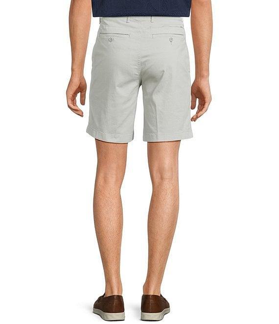 Roundtree & Yorke Casual Straight Fit Flat Front Printed 9#double; Inseam Shorts Product Image