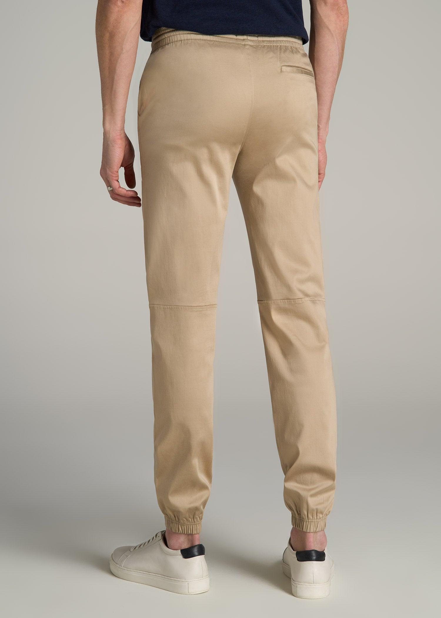 Stretch Twill Tall Men's Jogger Pants in Nutshell Product Image