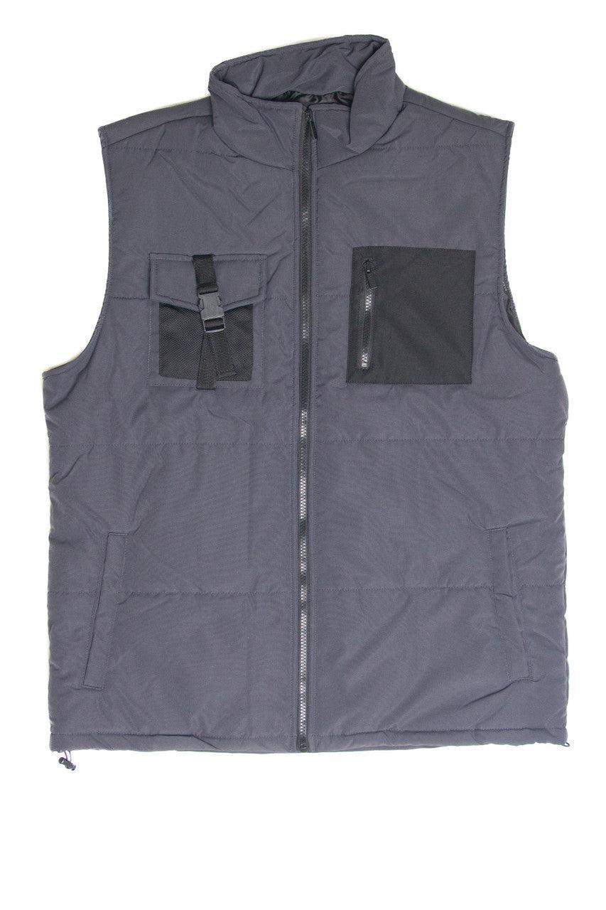 Buckle Pocket Puffer Vest Product Image