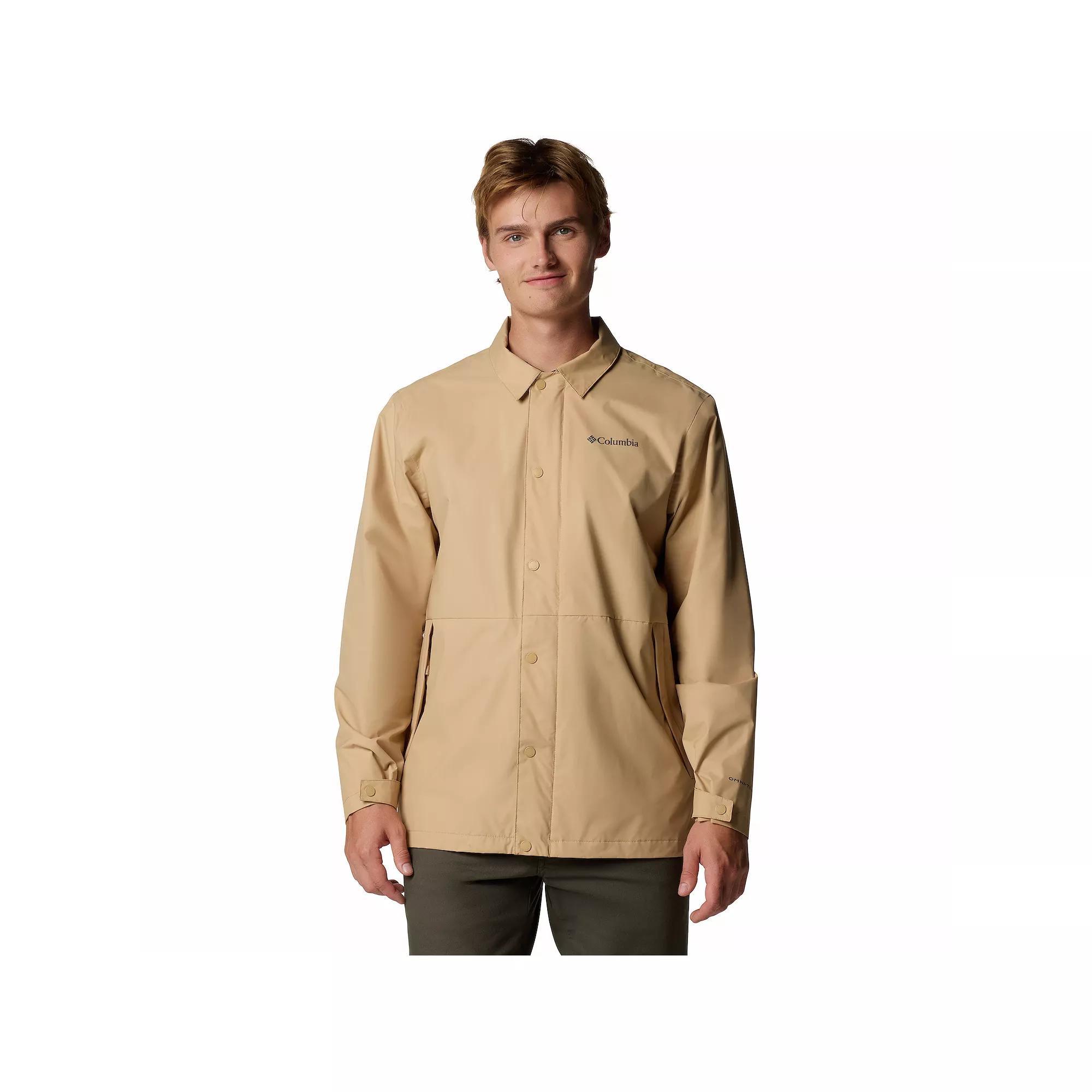 Men's Columbia Sleetwood Mac Omni-TECH™ Waterproof Jacket, Size: Small, Canoe Product Image