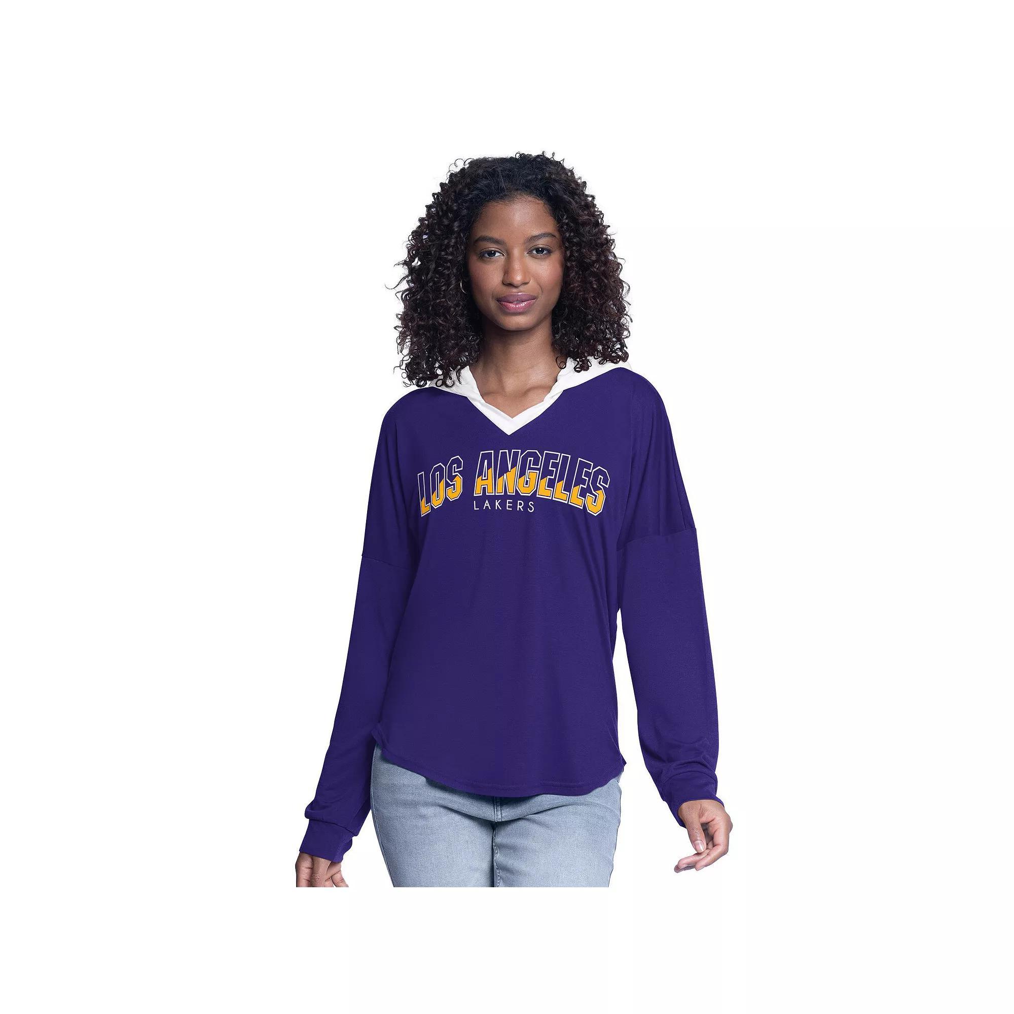 Women's G-III 4Her by Carl Banks Purple Los Angeles Lakers Bench Player Over Product Image