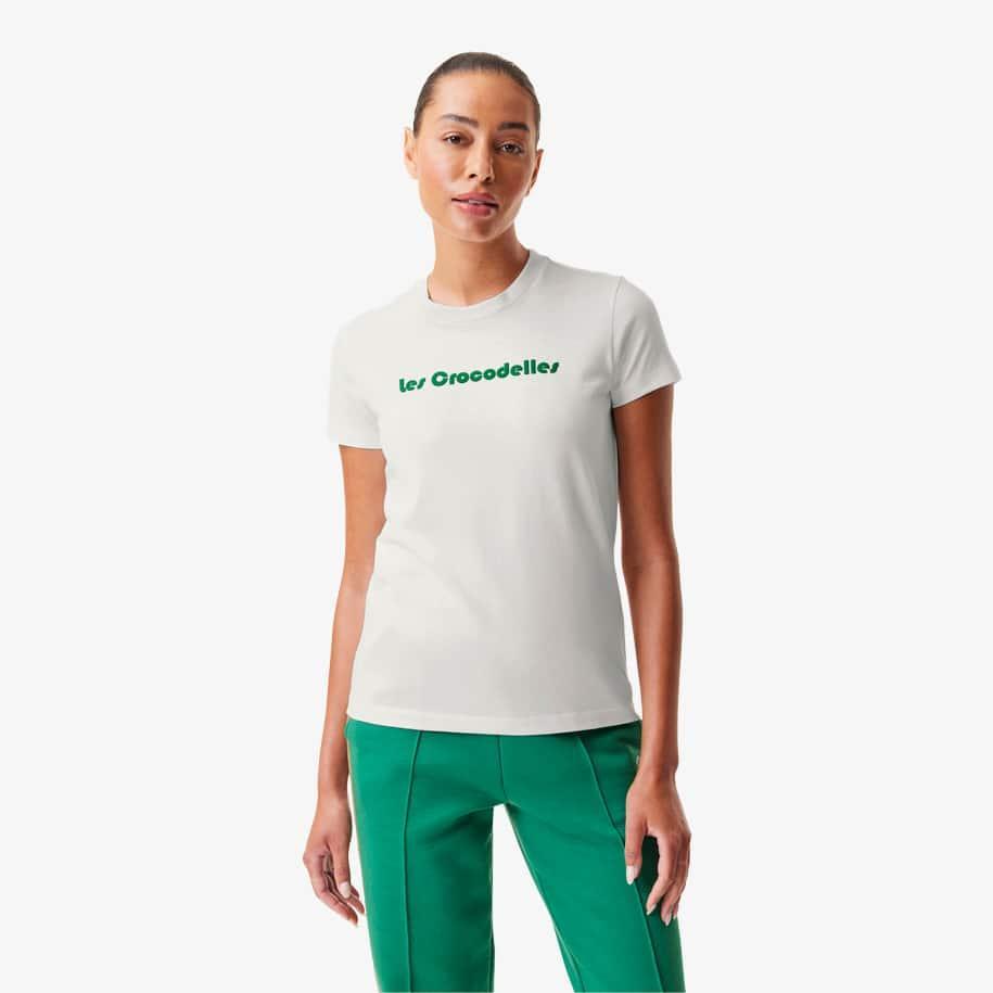 Women's Lacoste x Bandier Jersey T-Shirt Product Image