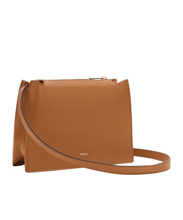 FURLA Nuvola Shoulder Bag In Brown Product Image