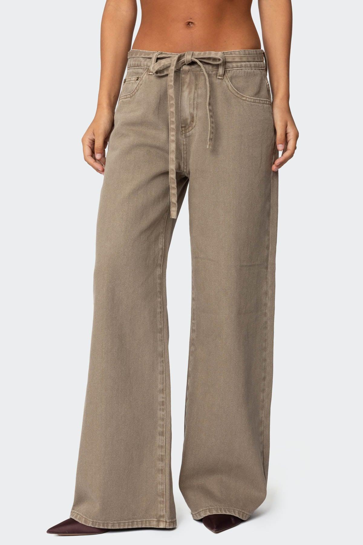 Hudson Oversized Tie Belt Jeans Product Image