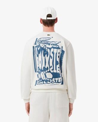 Men's Graphic Print Fleece Sweatshirt Product Image