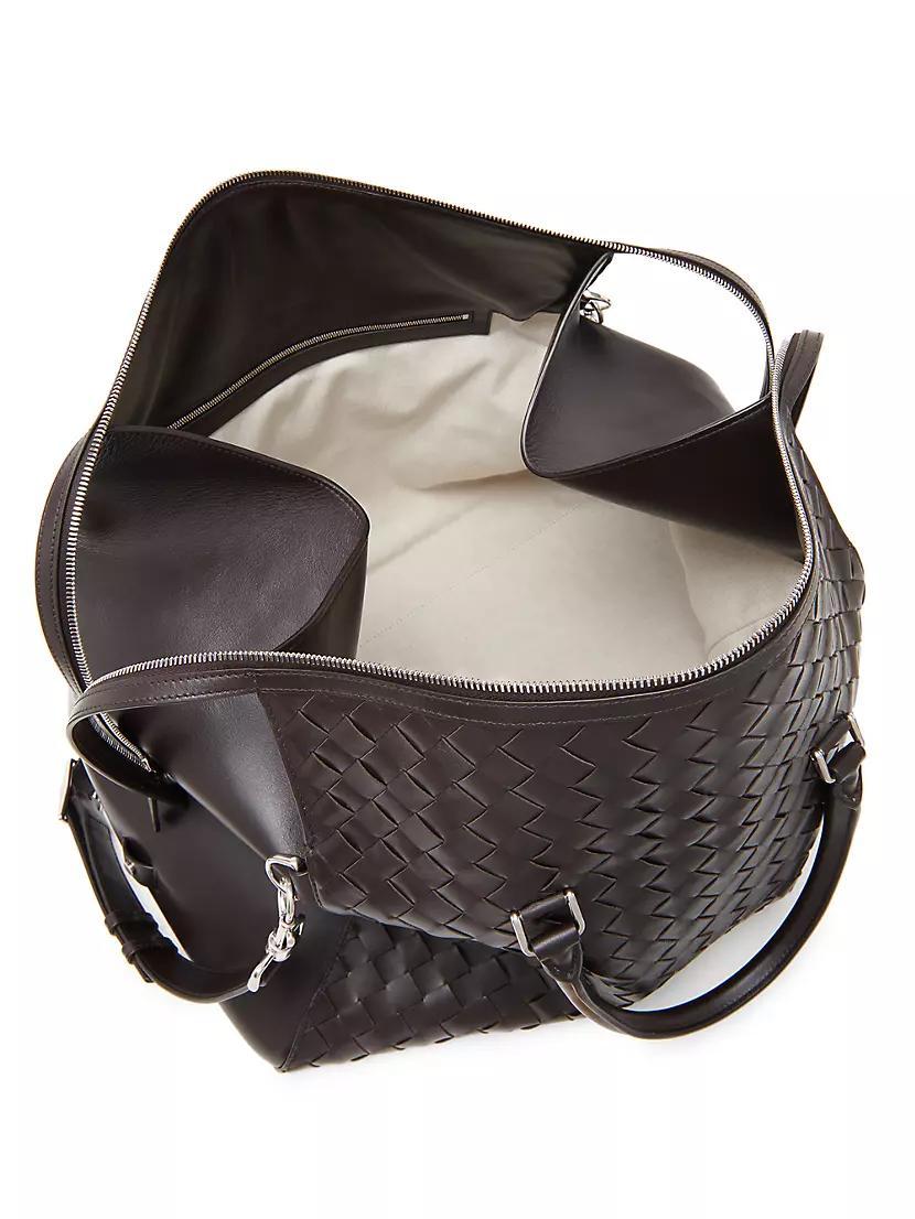 Intrecciato Leather Weekender Product Image