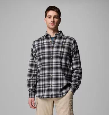 Columbia Mens Cornell Woods Flannel Long Sleeve Shirt- Product Image