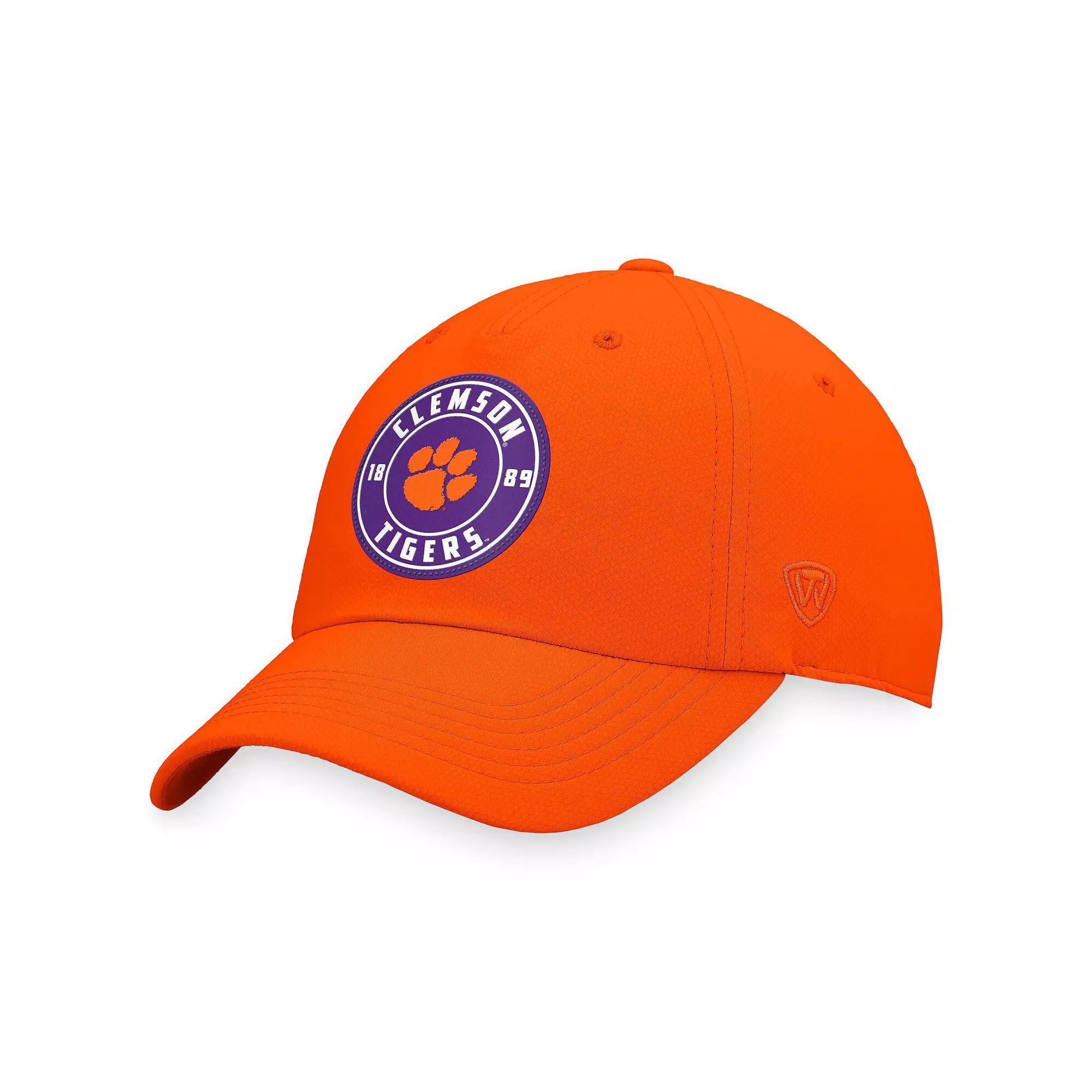 Men's Top of the World Orange Clemson Tigers Region Adjustable Hat Product Image