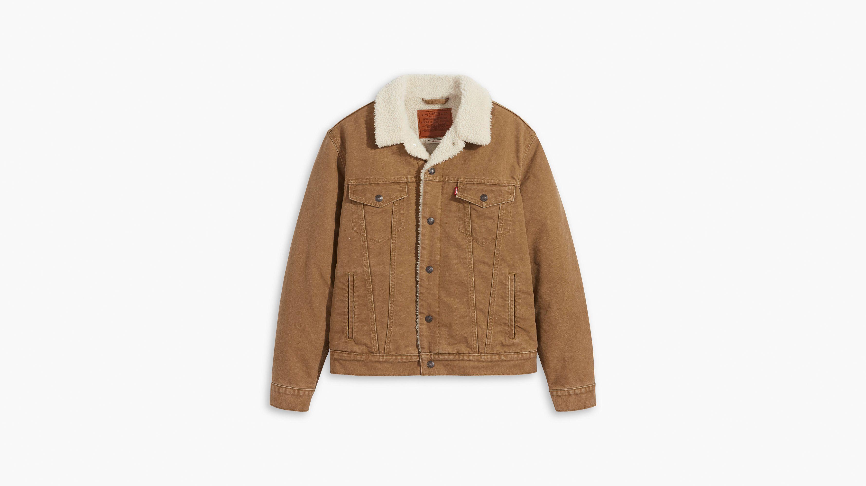 Canvas Sherpa Trucker Jacket Product Image