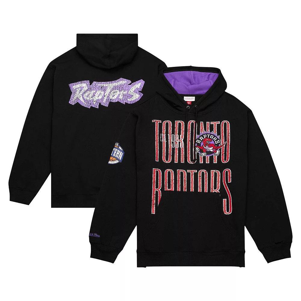 Men's Mitchell & Ness Black Toronto Raptors Hardwood Classics OG 2.0 Pullover Hoodie, Size: 2XL, Rpt Black Product Image