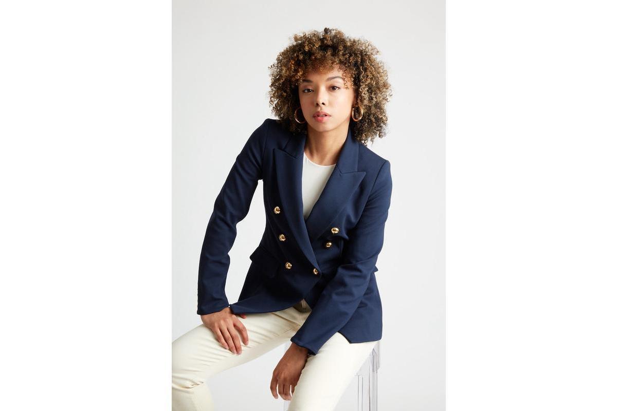 Caldwell Collection Womens Pauline Double Breasted Luxury Blazer Product Image