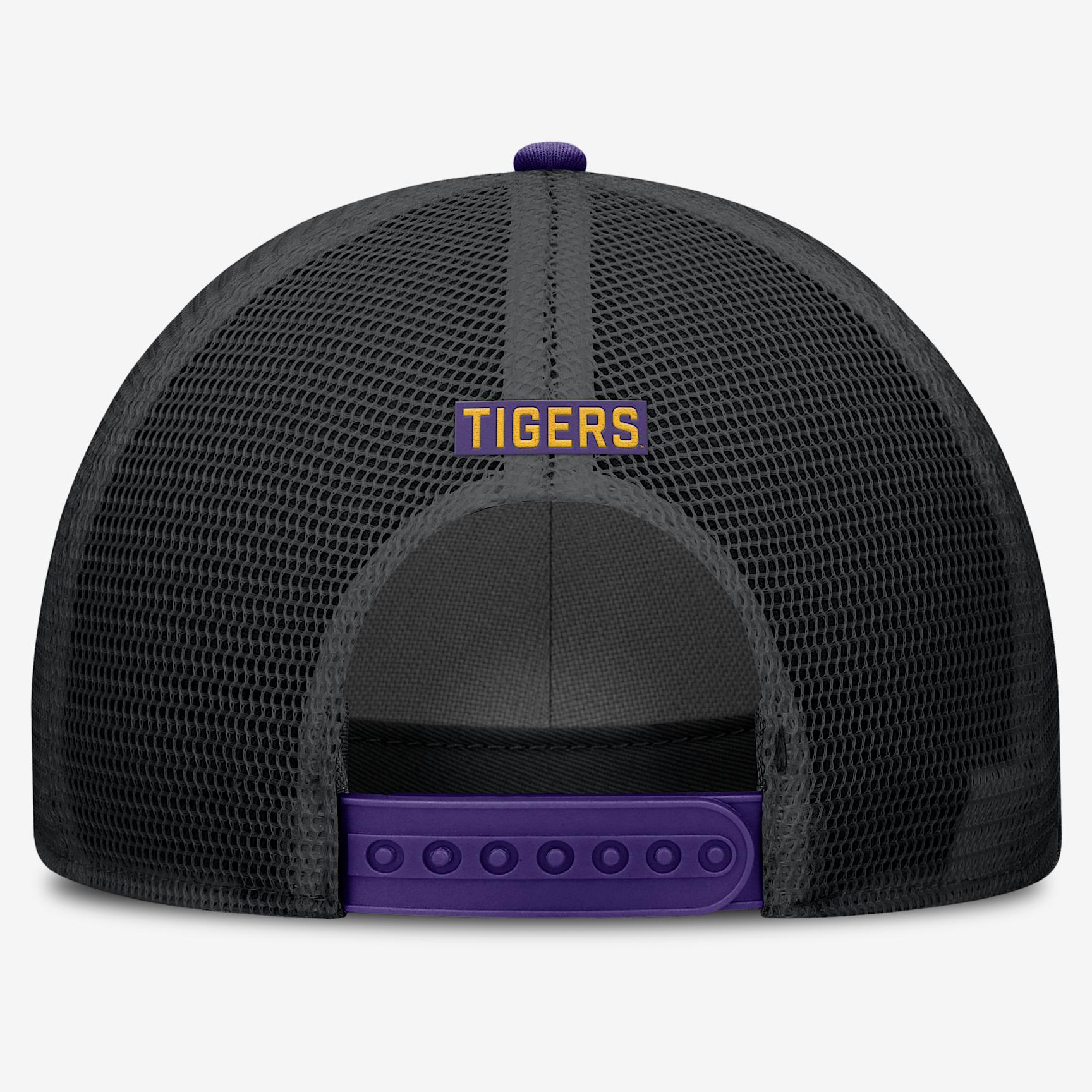LSU Primetime Rise Men's Nike College Trucker Adjustable Hat Product Image