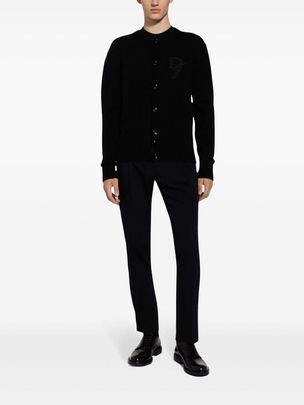 Crew-neck Sweater In Black Product Image