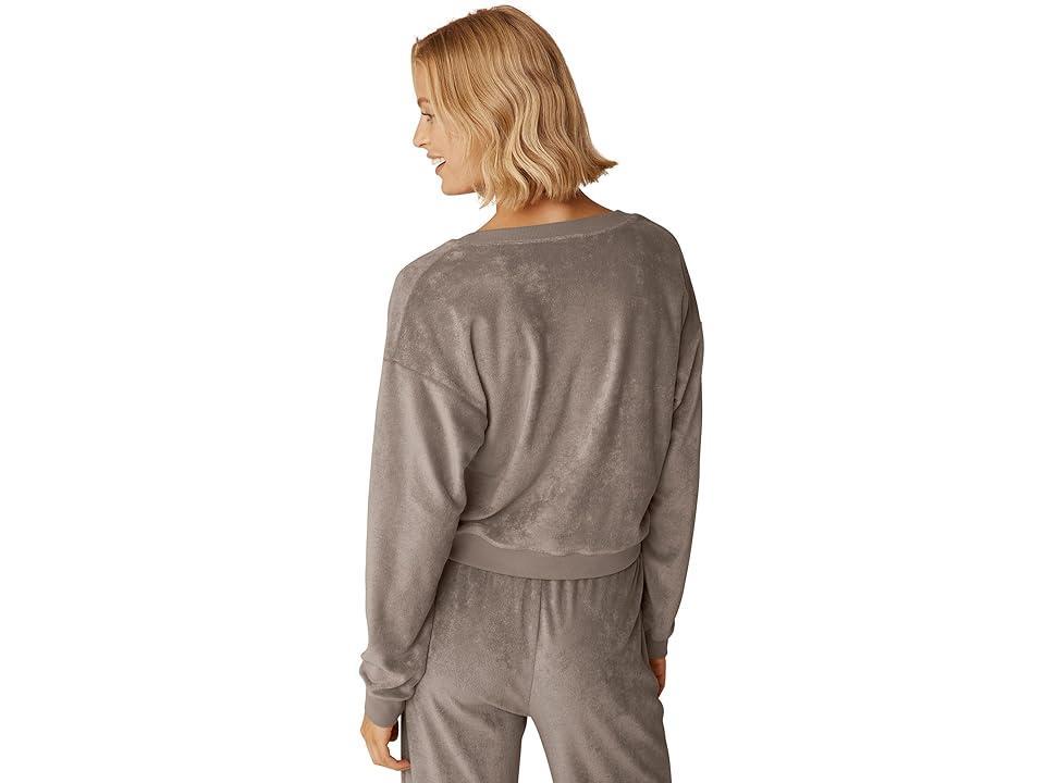 Beyond Yoga Tropez Pullover (Birch) Women's Clothing Product Image