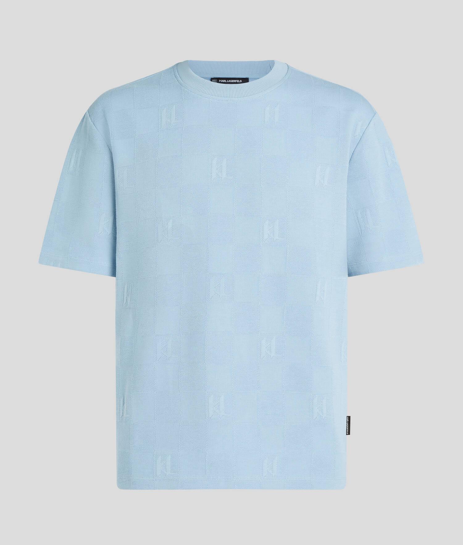 KL MONOGRAM CHECKED T-SHIRT Product Image