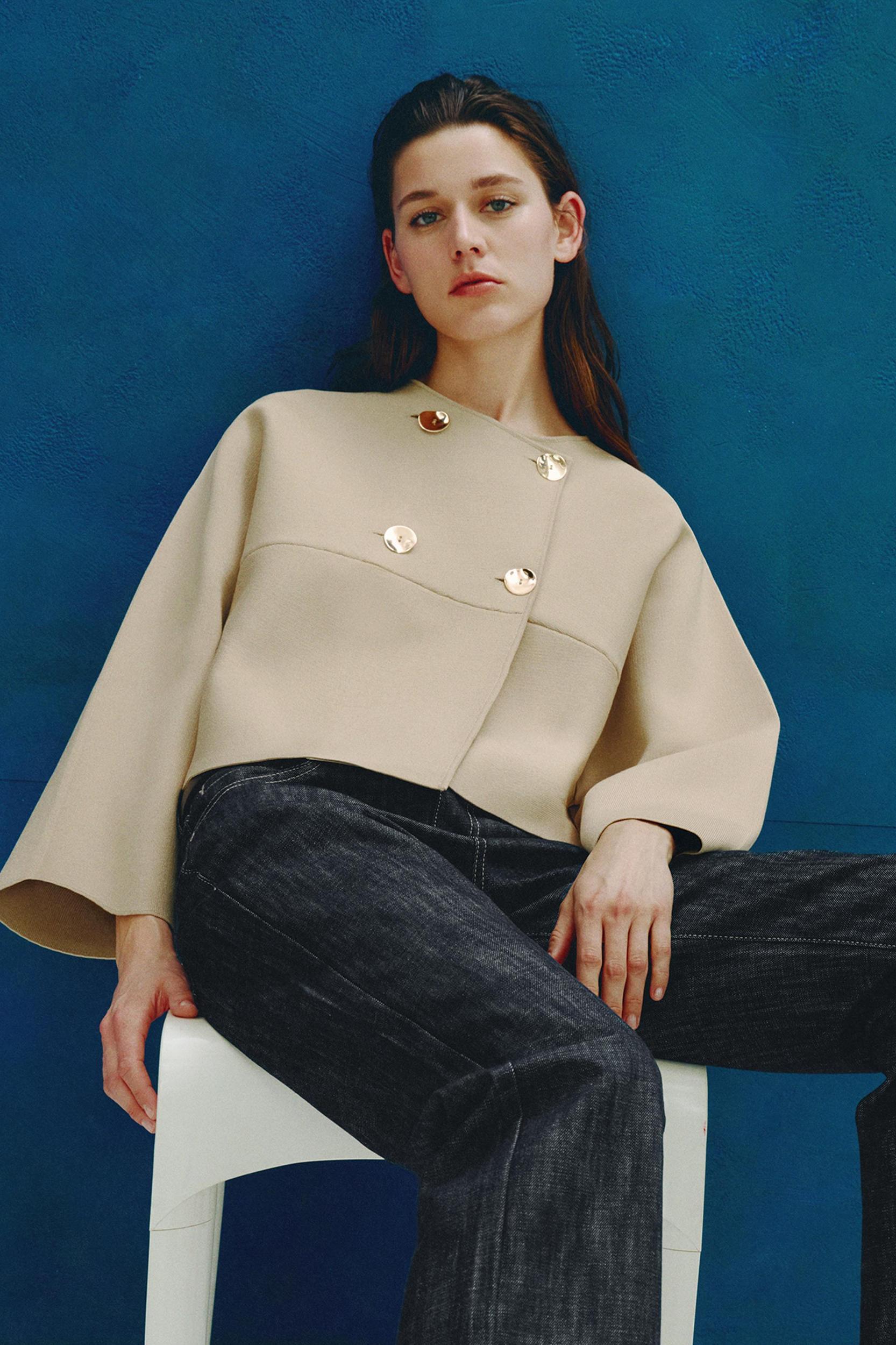 KNIT WRAP TOP Product Image