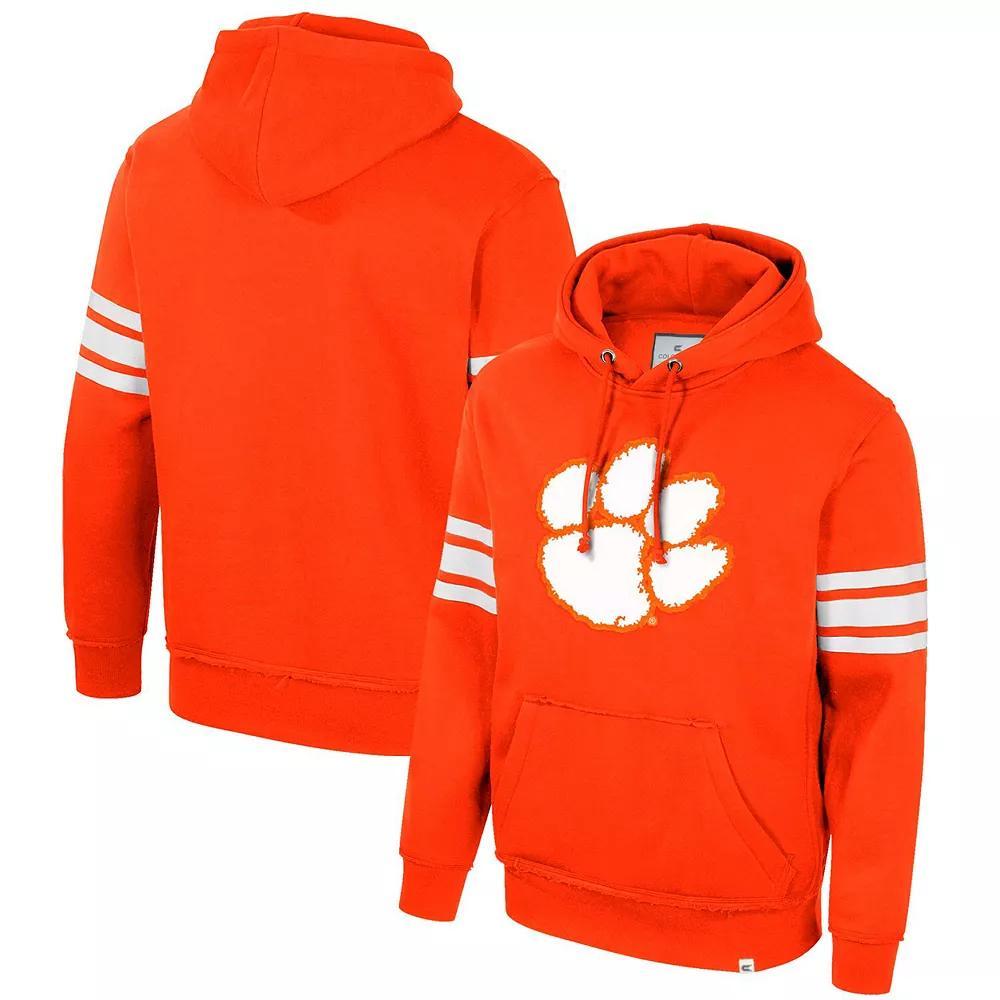Men's Colosseum Navy Auburn Tigers Saluting Pullover Hoodie,  Product Image
