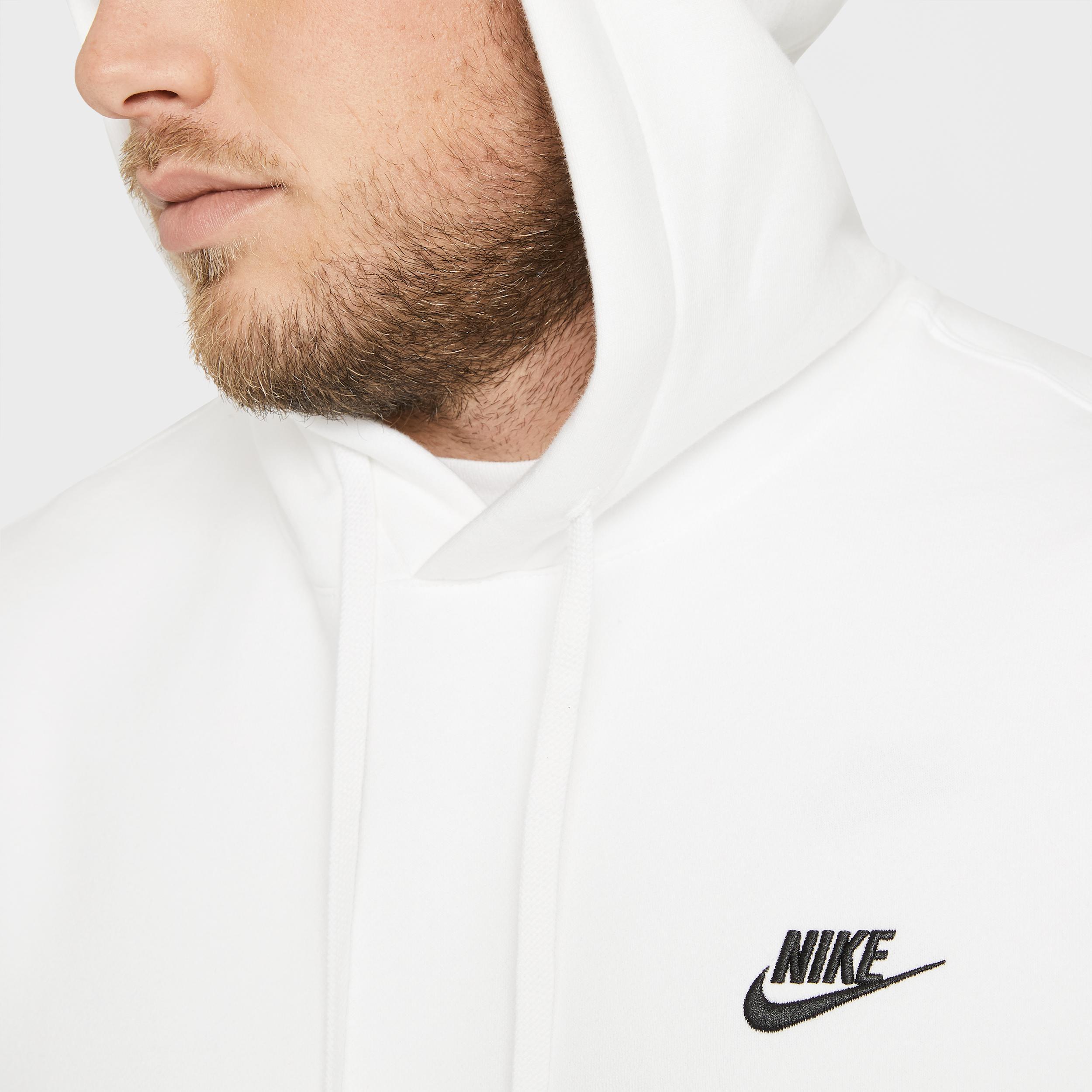 Mens Nike Sportswear Club Fleece Pullover Hoodie | BV2654-100 Product Image