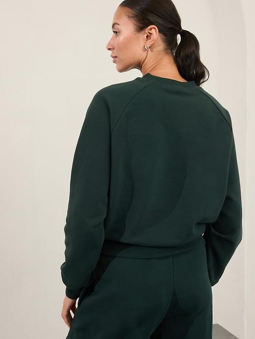 Power of She Embroidered Crew Sweatshirt Product Image