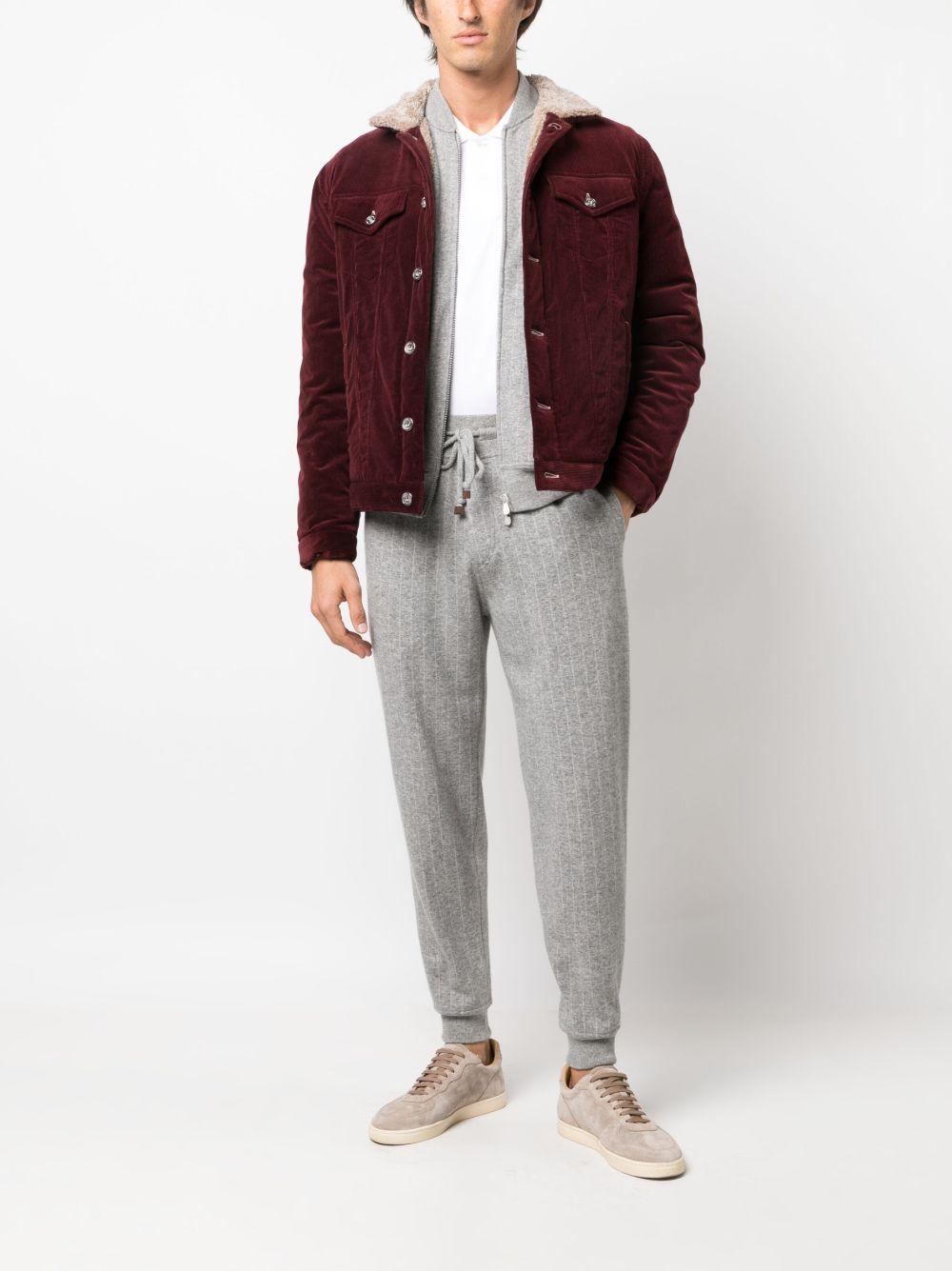 corduroy shearling-lining shirt jacket Product Image