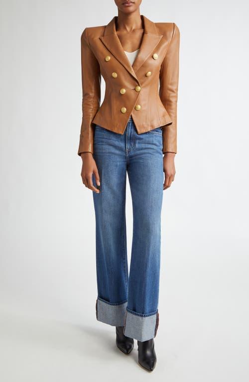 L AGENCE Miley Cuffed Wide-leg Jean In Multi Product Image