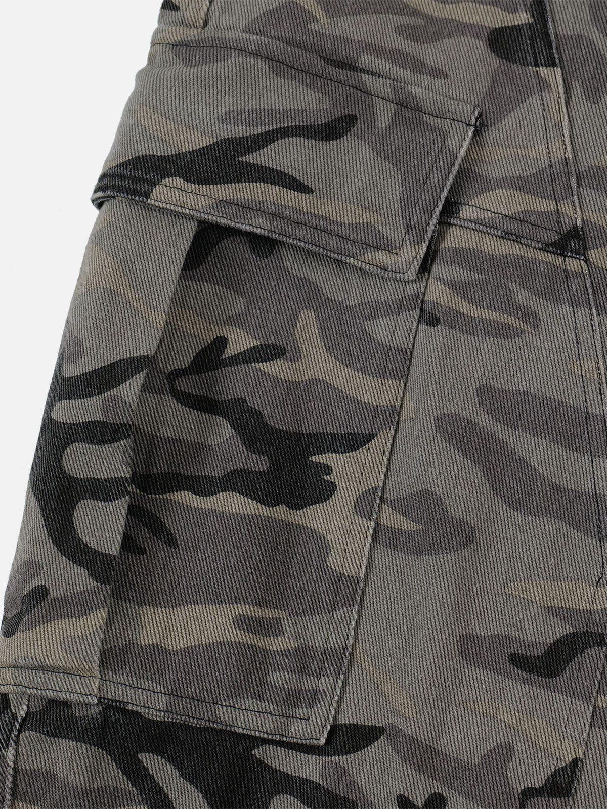 Aelfric Eden Camouflage Barrel Cargo Pants Product Image