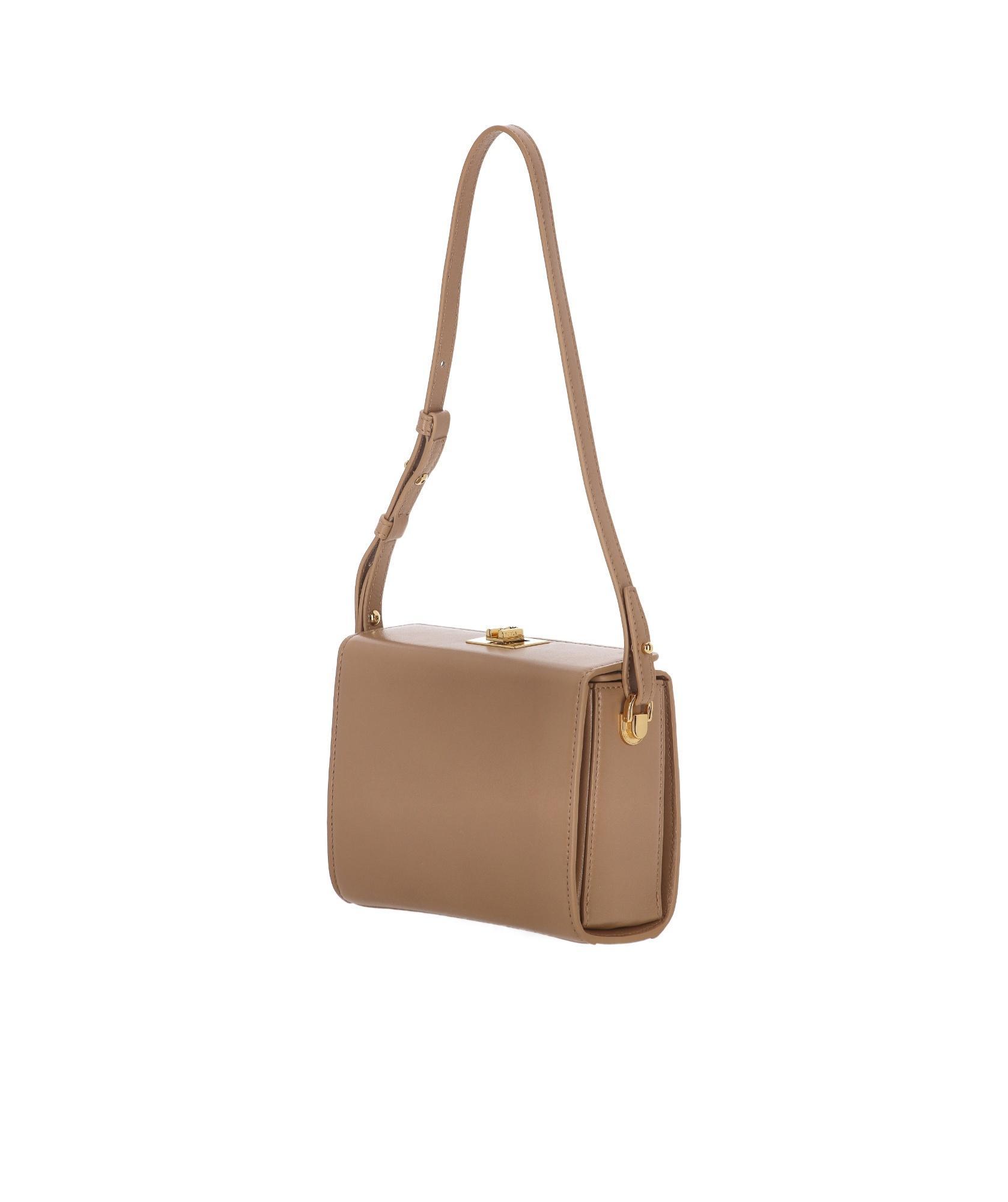 FURLA Arco Small Tote Bag In Brown Product Image